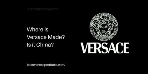 is versus versace made in china